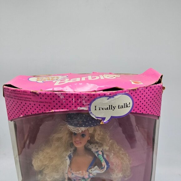 Teen Talk Barbie Doll Mattel 1991 New In Box Talking Feature Collectible READ ME - Picture 2 of 9